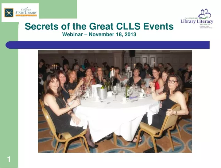 secrets of the great clls events webinar november