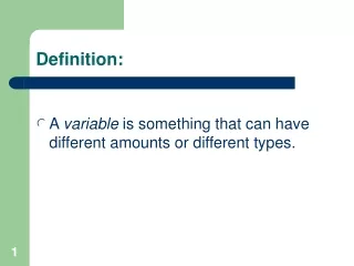 Definition: