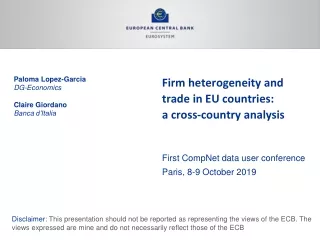 Firm heterogeneity and trade in EU countries: a cross-country analysis