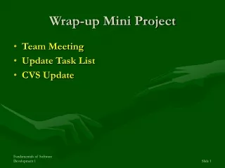 Wrap-up Mini Project