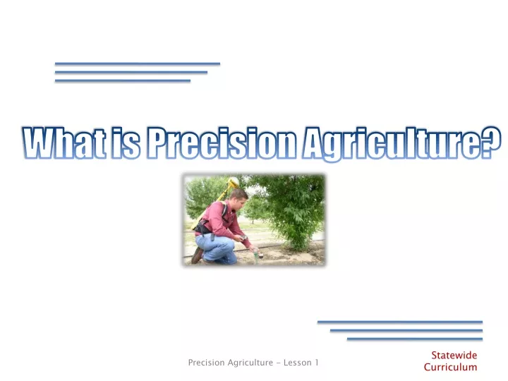 what is precision agriculture