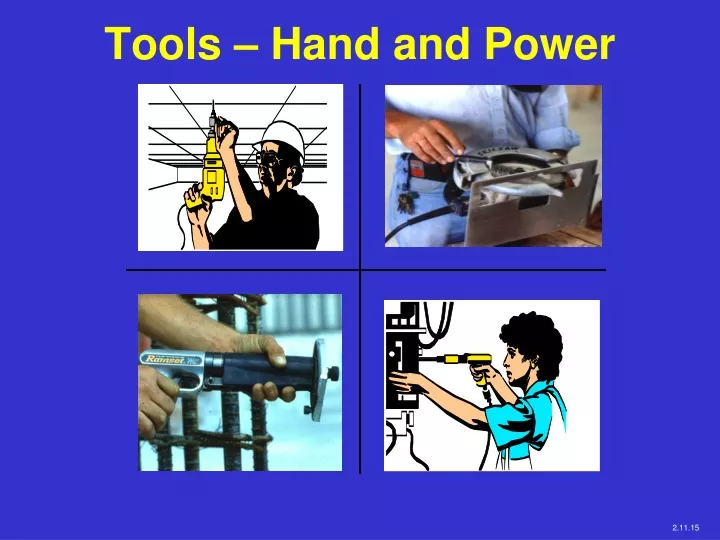 tools hand and power
