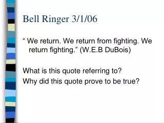 Bell Ringer 3/1/06