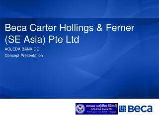 Beca Carter Hollings &amp; Ferner (SE Asia) Pte Ltd