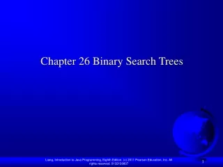 Chapter 26 Binary Search Trees
