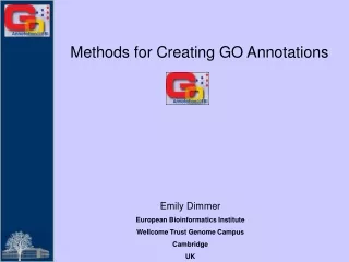 Methods for Creating GO Annotations