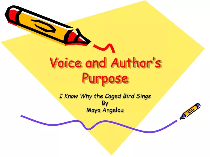 voice and author s purpose