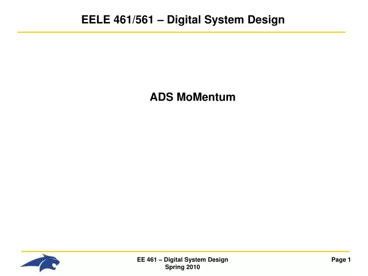 eele 461 561 digital system design