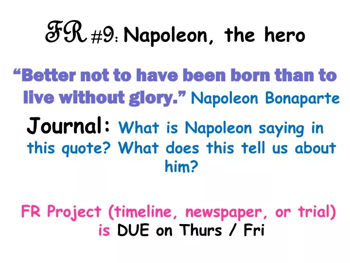 fr 9 napoleon the hero