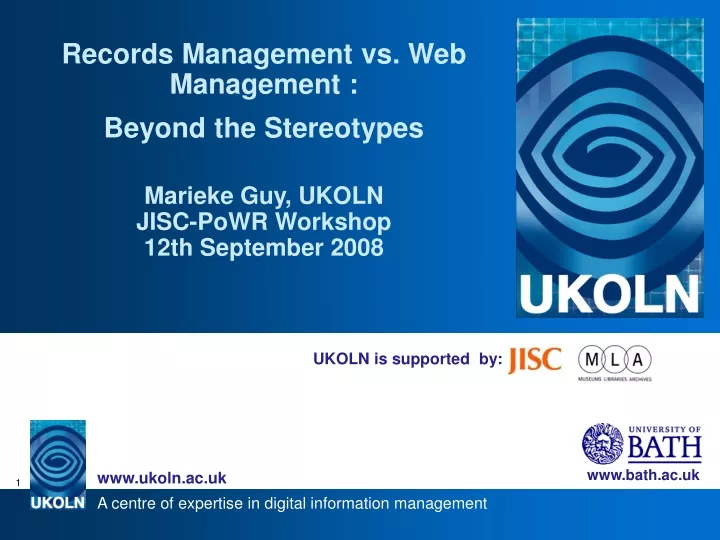 records management vs web management beyond