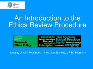 An Introduction to the Ethics Review Procedure