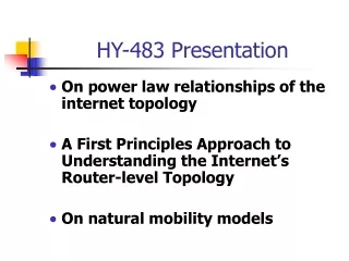 HY-483 Presentation