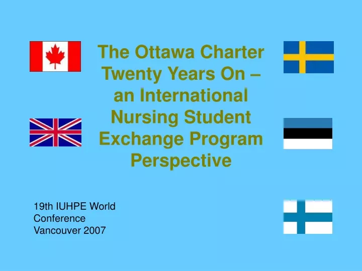 the ottawa charter twenty years
