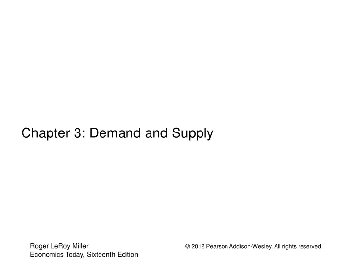 chapter 3 demand and supply