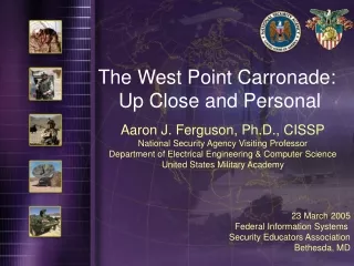 The West Point Carronade:  Up Close and Personal