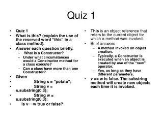 Quiz 1