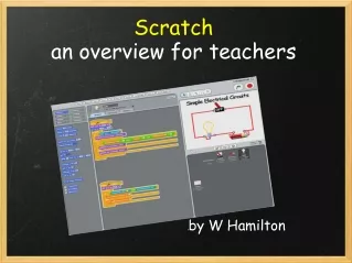 Scratch an overview for teachers