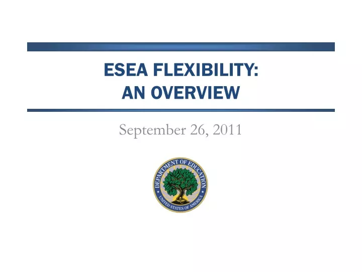 esea flexibility an overview