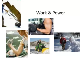 Work &amp; Power