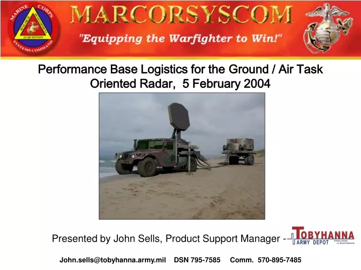 performance base logistics for the ground