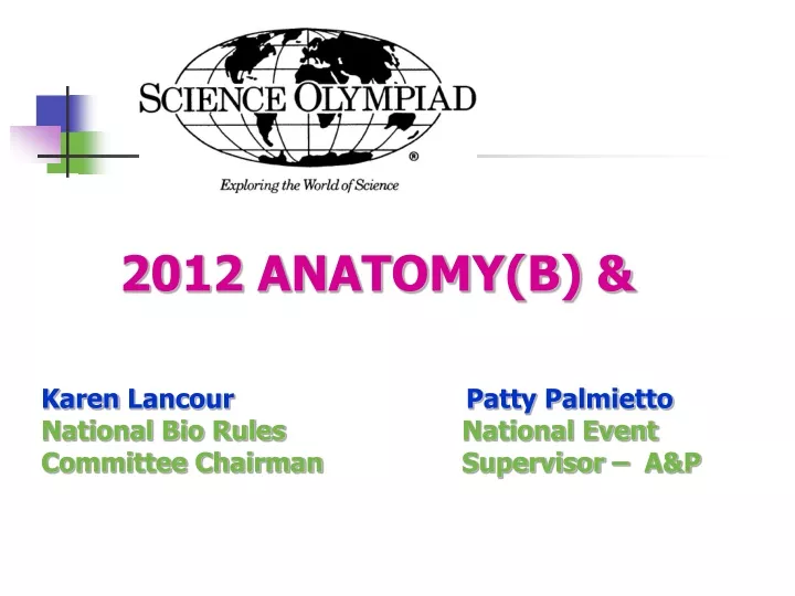 2012 anatomy b