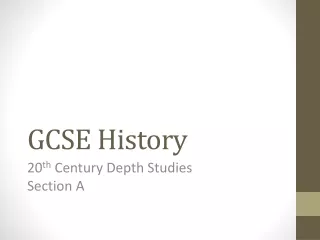 GCSE History