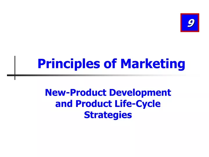 principles of marketing