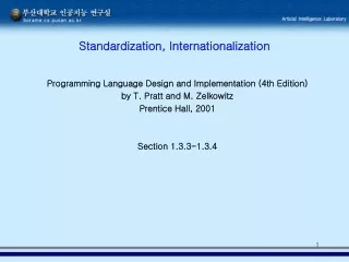 Standardization, Internationalization