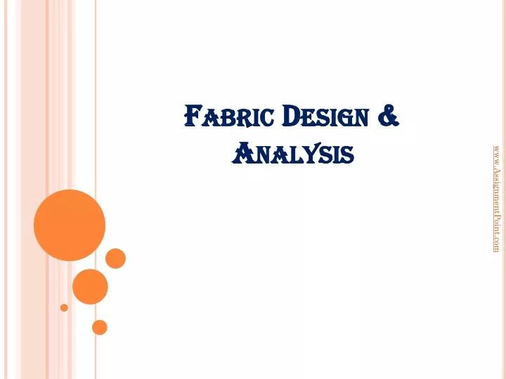 fabric design analysis