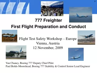 777 Freighter First Flight Preparation and Conduct