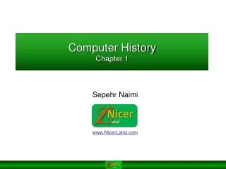Computer History Chapter 1