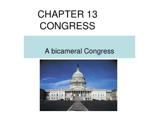 CHAPTER 13 CONGRESS