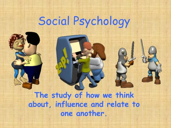 social psychology