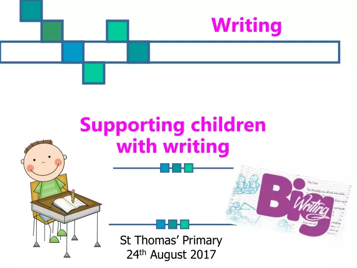 supporting children with writing