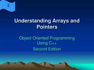 understanding arrays and pointers