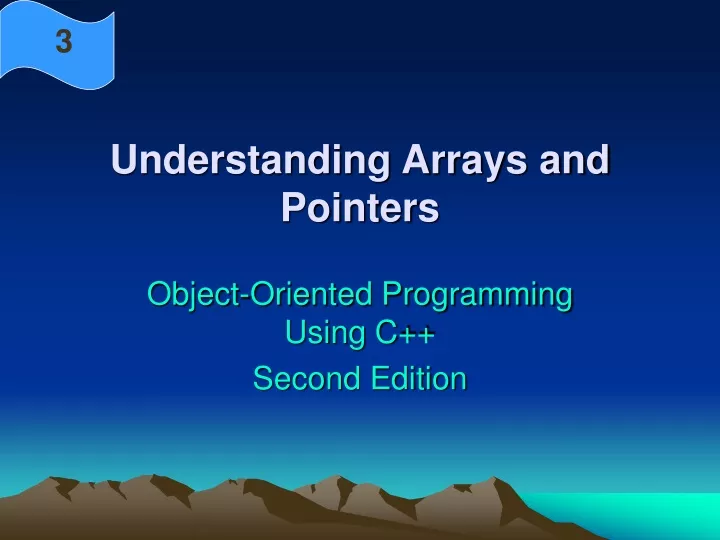 understanding arrays and pointers