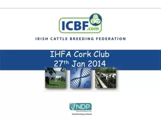 IHFA Cork Club 27 th  Jan 2014