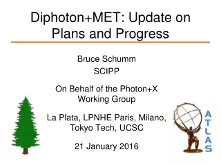 Diphoton+MET: Update on Plans and Progress