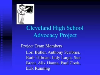 Cleveland High School Advocacy Project