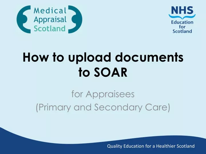 how to upload documents to soar
