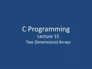 C Programming