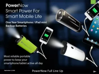 PowerNow Only Smart Power