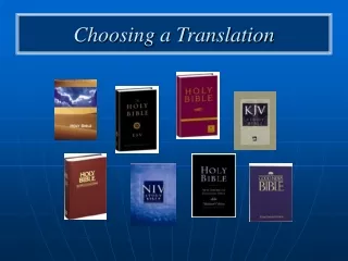 Choosing a Translation