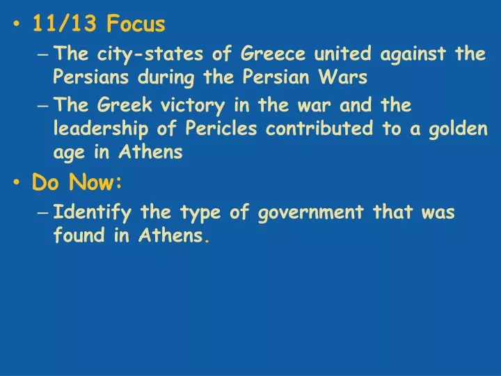 11 13 focus the city states of greece united