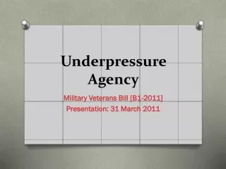Underpressure Agency