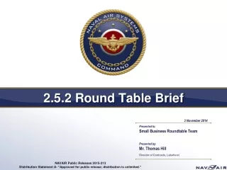 2.5.2 Round Table Brief
