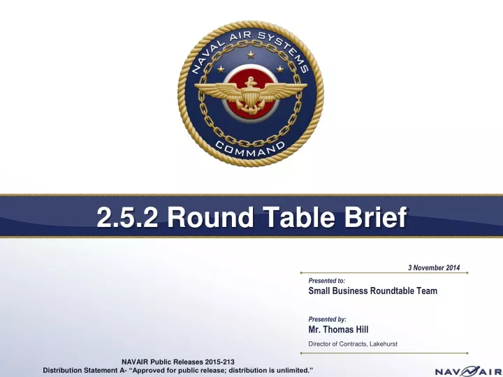 2 5 2 round table brief