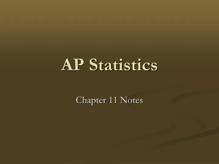 ap statistics