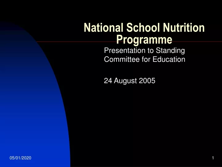 national school nutrition programme