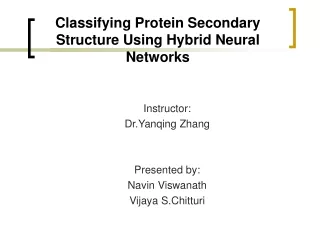 Classifying Protein Secondary Structure Using Hybrid Neural Networks